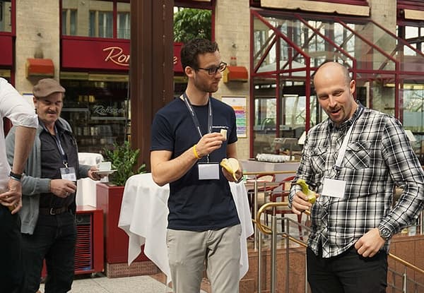 Kaffeepause beim Seminar